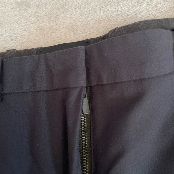 The Kooples Trousers Medium 38 Dark Blue Career Classic Capsule Minimal Tailored - Picture 5 of 7